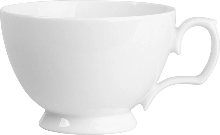 MariaPaula Klasyka biely raňajkový hrnček 350 ml