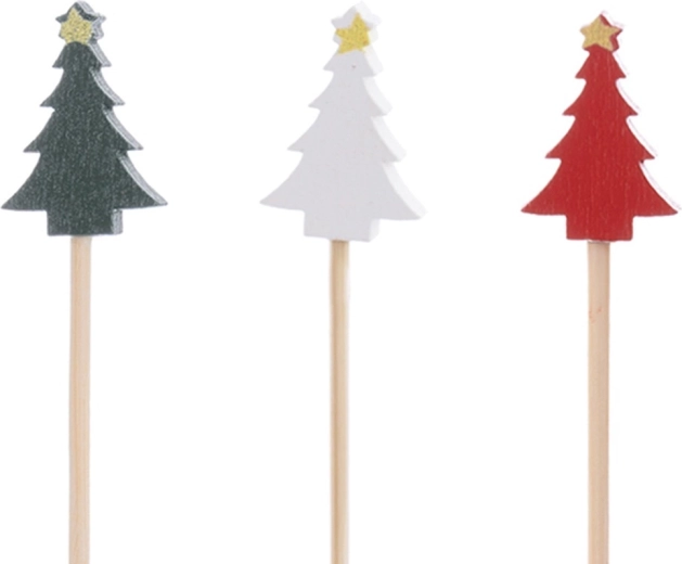 Sviatočný dizajn s farebnými stromčekmi