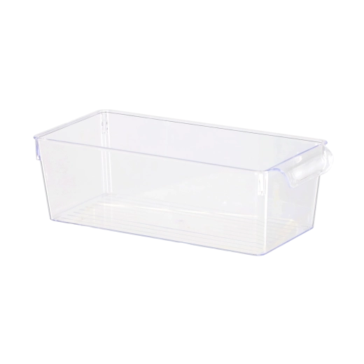 Priehľadný organizér do chladničky s úchytom 15 × 32,5 × 10,5 cm
