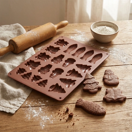 Pružný nepriľnavý silikón na ľahké vyklápanie