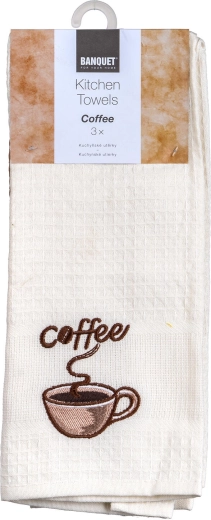 Elegantný motív COFFEE v sade 3 ks