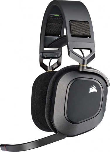 Corsair HS80 RGB Wireless Carbon bezdrôtové herné slúchadlá