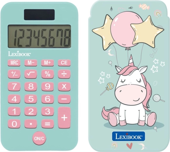 Vrecková kalkulačka s motívom jednorožca LEXIBOOK