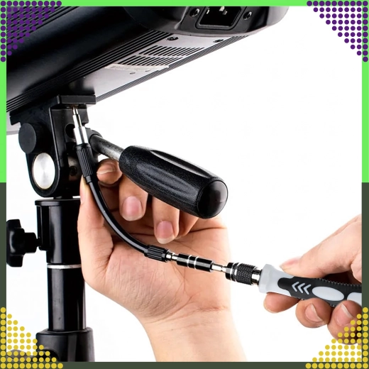 Flexibilné predĺženie na skrutkovanie v tesných miestach