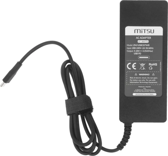 USB‑C Power Delivery až 87 W