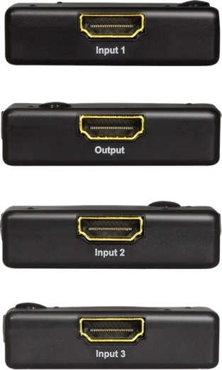3 HDMI vstupy do jedného výstupu