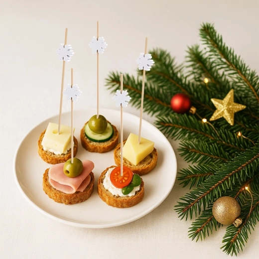 Elegantný zimný dizajn pre každý stôl