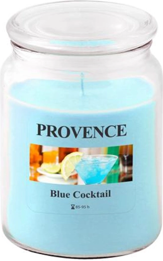 Vonná sviečka v skle PROVENCE Blue Cocktail 95 hodín