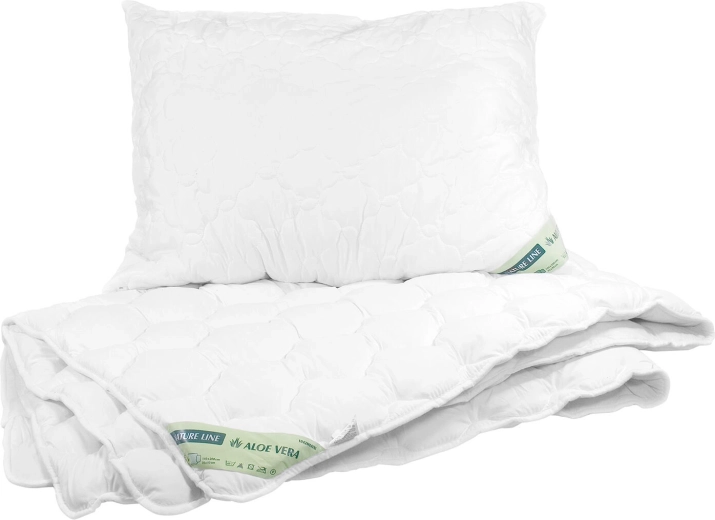 Súprava vankúša a prikrývky Natur Line Aloe Vera