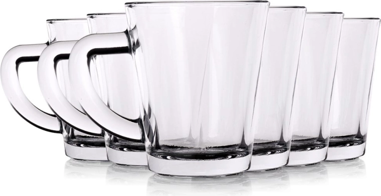 Poháre na espresso 70 ml, sada 6 ks