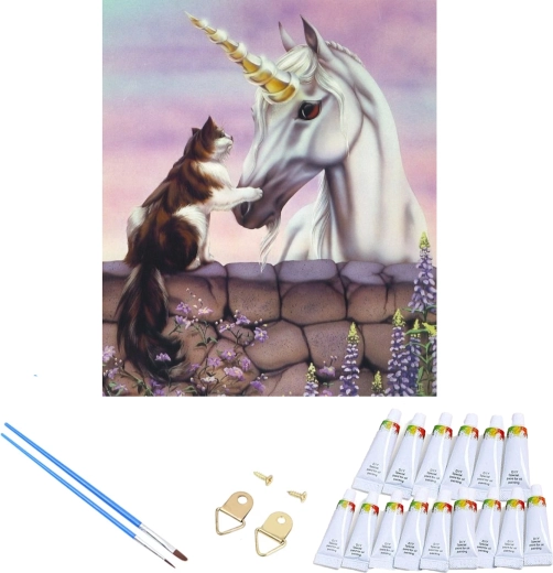 Kompletná sada farieb a štetcov