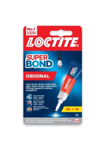 Loctite Super Bond Original 4 g – tekuté sekundové lepidlo