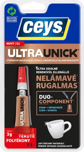 Sekundové lepidlo ULTRAUNICK 3 g