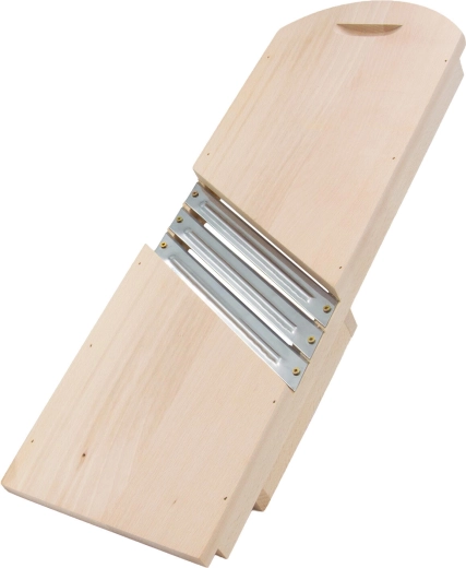 Drevený krájač na kapustu s tromi nožmi 55,5 cm