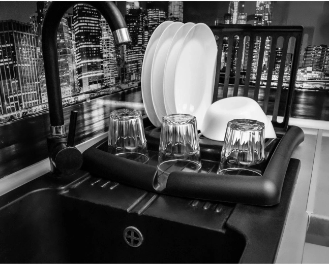 Šikovný odtok priamo do drezu