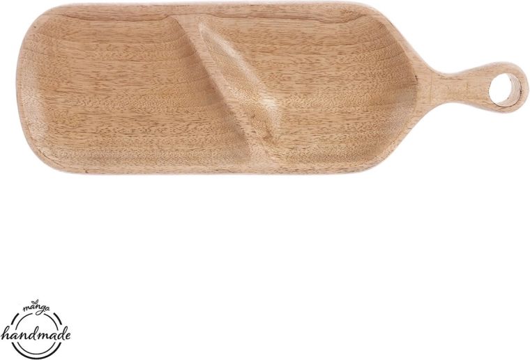 Delený servírovací podnos z mangového dreva 40,5 × 14 cm