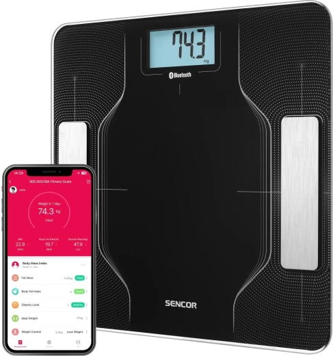 Inteligentná osobná fitness váha Sencor