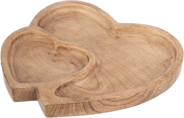 Dekoratívny tvar dvojitého srdca