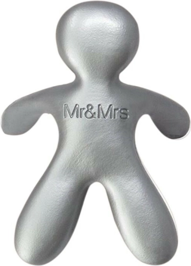 Vôňa do auta Mr & Mrs Fragrance Cesare Orange & Sandalwood – strieborná