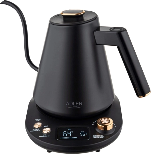 Elektrická kanvica Adler s husím krkom 1 l