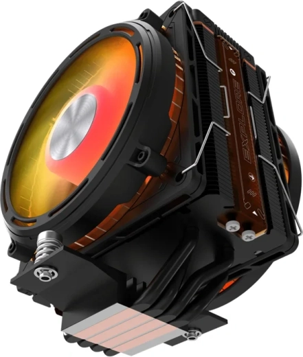 Silný odvod tepla so 4× heatpipe