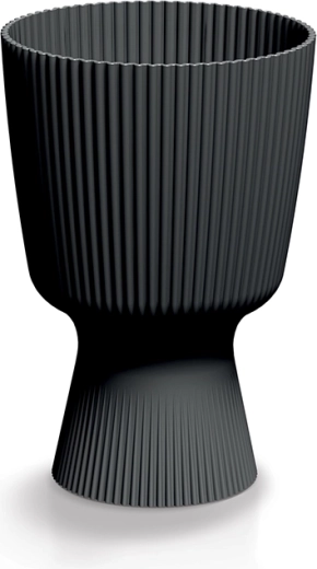 Kvetináč Milly Round 14,6 cm uhlíkový
