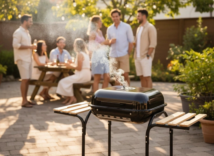 Rovnomerné grilovanie na chrómovanom rošte