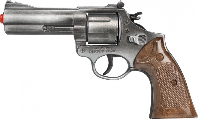 Kovový policajný revolver na 12 nábojových kapsúl Gonher