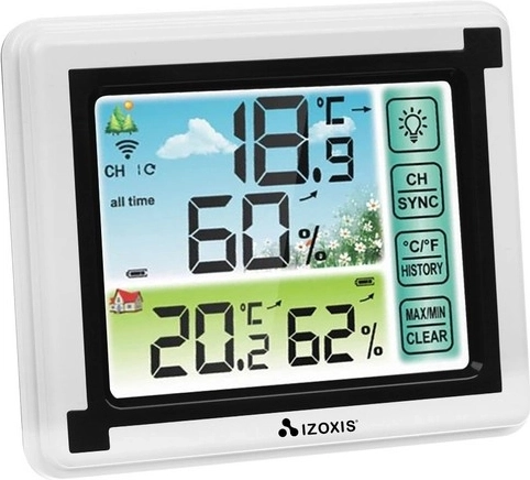 Bezdrôtová meteorologická stanica s hygrometrom