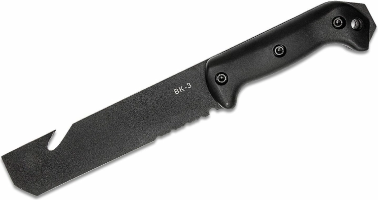 KA-BAR Becker Tac Tool taktický nôž 17,5 cm, čierny, Zytel, puzdro