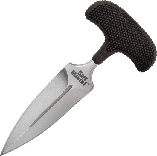 Tlačná dýka Cold Steel Safe Maker I, 11,4 cm, čierna, Kray-Ex, puzdro Secure-Ex