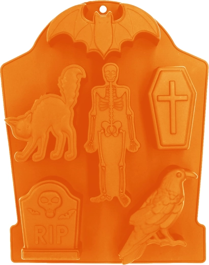 Silikónová forma na pečenie Halloween – 6 kusov