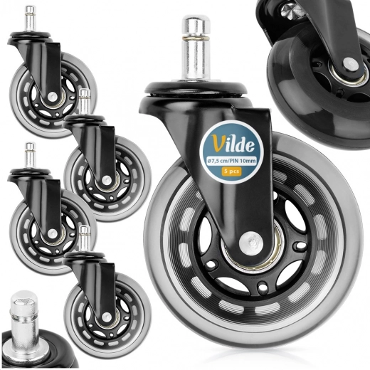 Tichý a plynulý chod na tvrdých podlahách