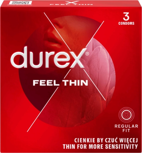 Durex Feel Thin kondómy 3 ks