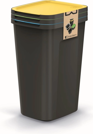 Sada odpadkových košov Compacta Q Flap Plus 3×50 l