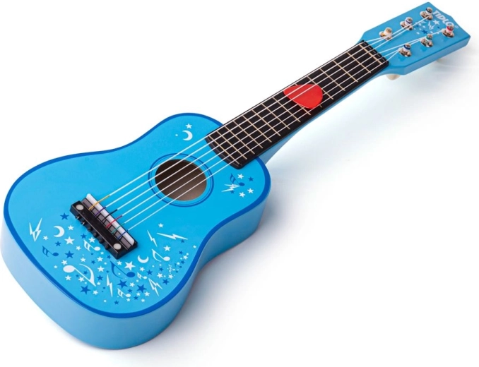 Drevená detská gitara Tidlo Star modrá