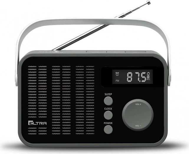 Prenosné FM rádio s digitálnym ladením OLIWIA, čierne