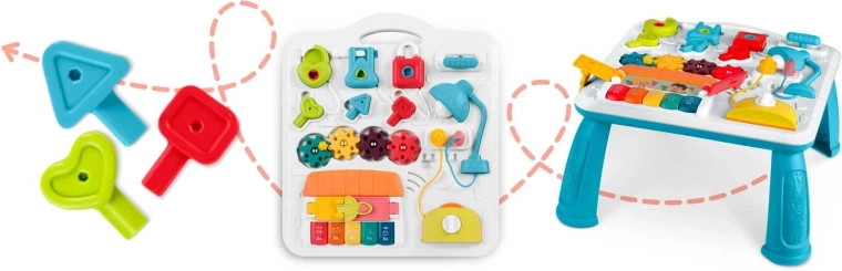 2 v 1: odnímateľný panel aj stabilný stolík