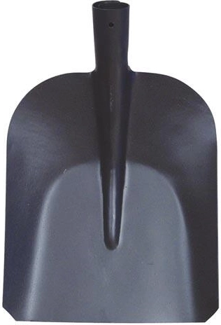 Lopata 23 cm bez násady, čierna
