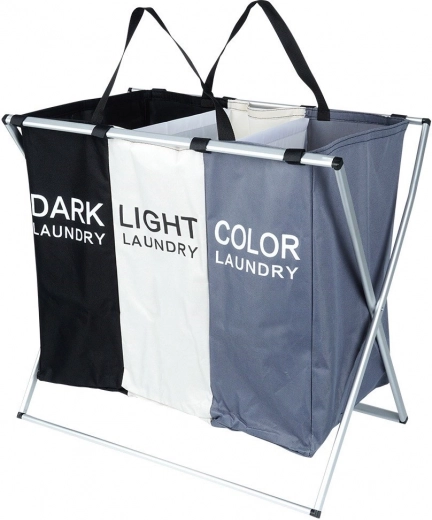 Tri komory na rýchle triedenie bielizne