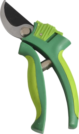 Záhradné nožnice 18 cm s oceľovými čepeľami, priemer strihu 15 mm