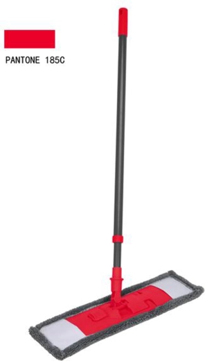 Mop na podlahu s teleskopickou násadou TORO, sivý
