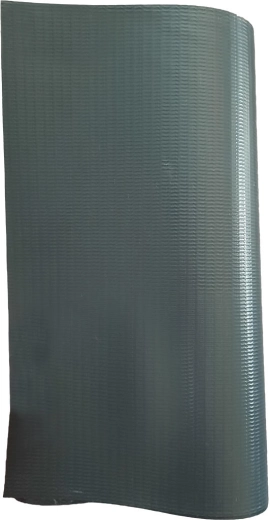 Tieniaci pás na plot 19 × 35 m z PVC a polyesteru so sponami, sivý RAL 7016