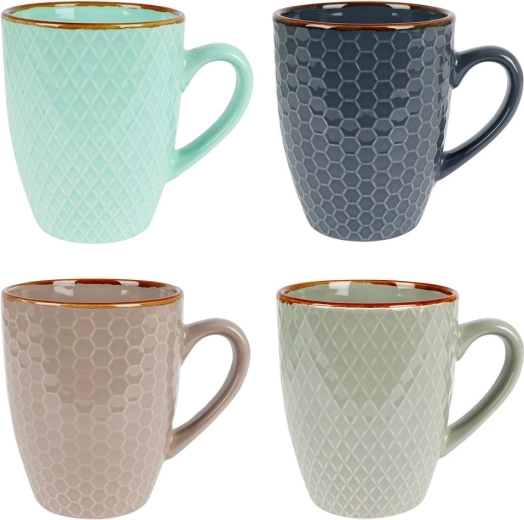 Štýlový reliéfny dizajn v rôznych farbách