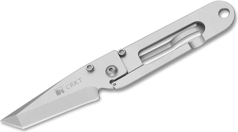 CRKT K.I.S.S. vreckový nôž, 5,7 cm, matný, celooceľový