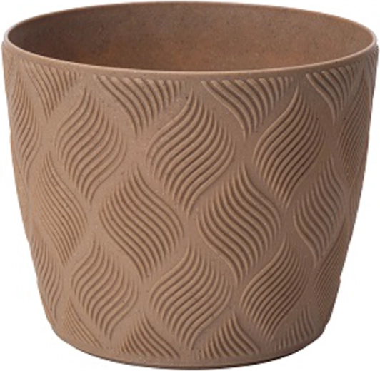 Kvetináč Flow Petit Eco Wood 19 cm prírodné drevo