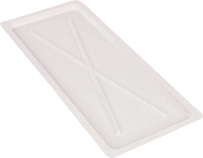 Metpol biela odkvapkávacia miska 55 × 24 cm pre skrinkový odkvapkávač 60 cm