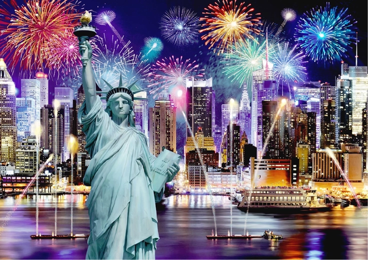 Pôsobivý motív nočného New Yorku