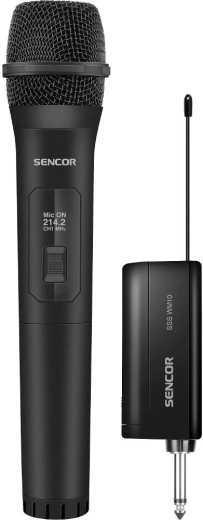 Bezdrôtový mikrofón Sencor SSS WM10 s prijímačom