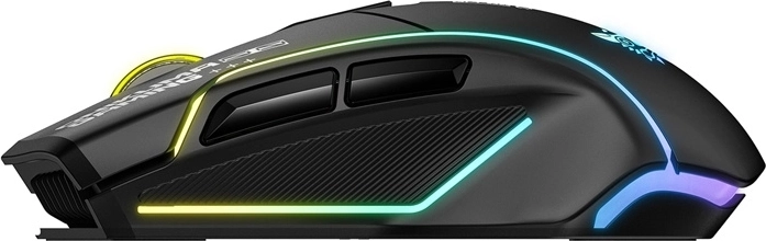 Ergonomický tvar a RGB štýl